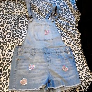 Justice girls size 18 Shortalls